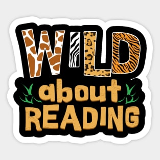 Wild-About-Reading Sticker